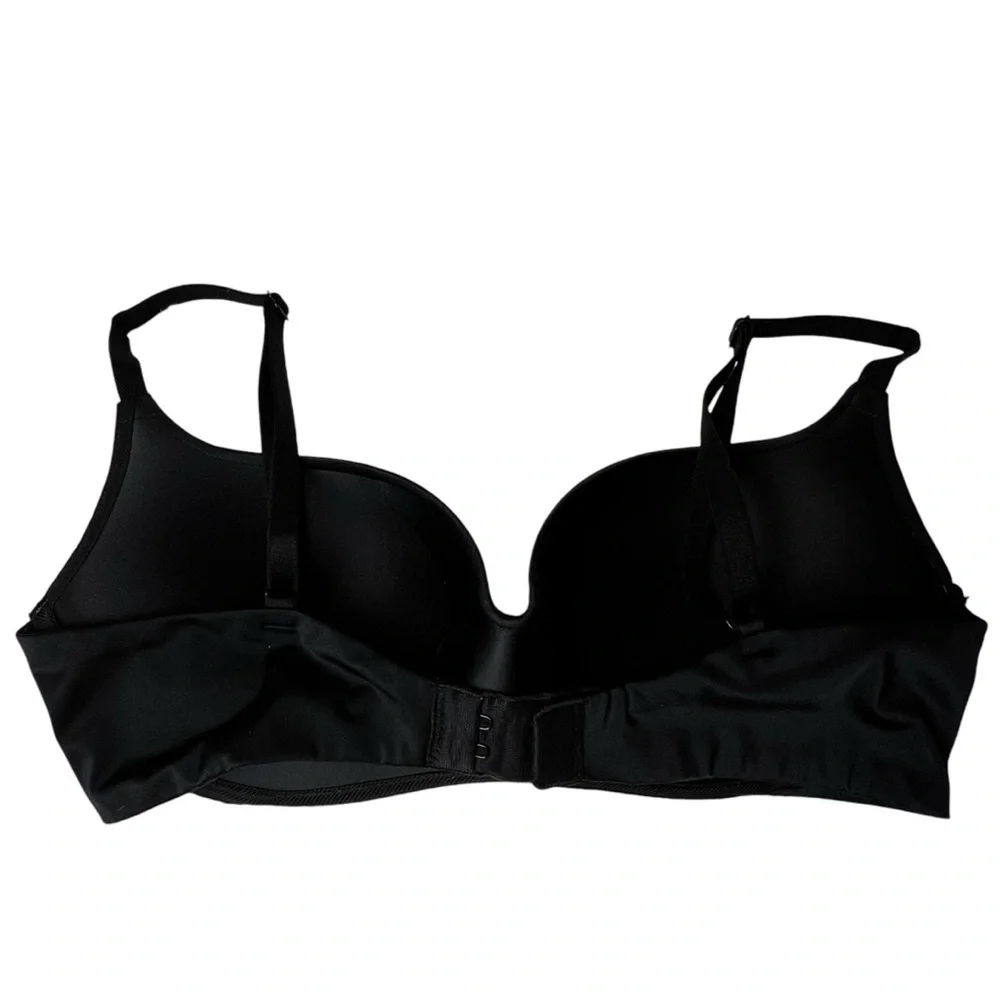 Victoria’s Secret Balconett Bra Black Size 32C Gold Trim- READ